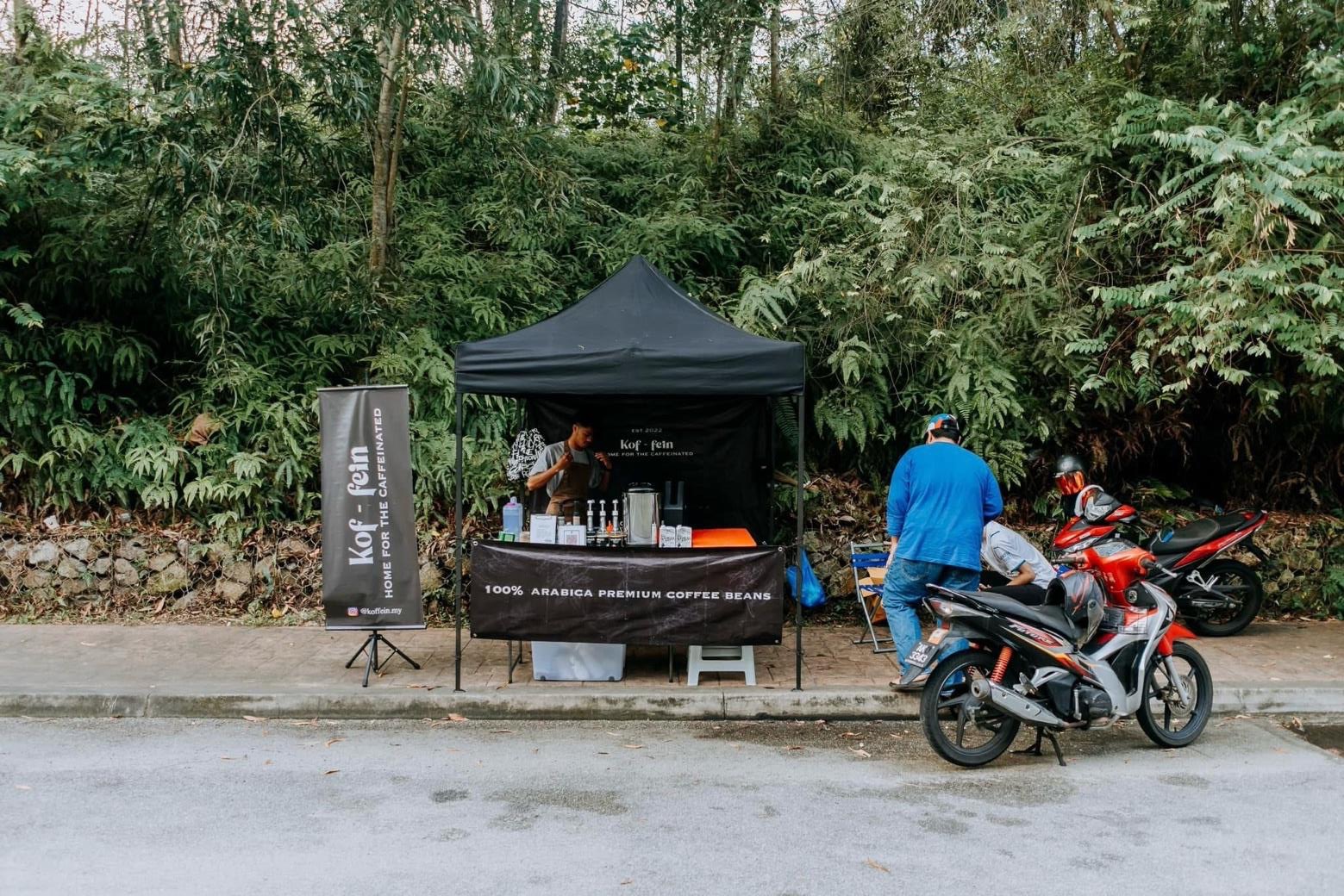 The original roadside Koffein.my coffee stall